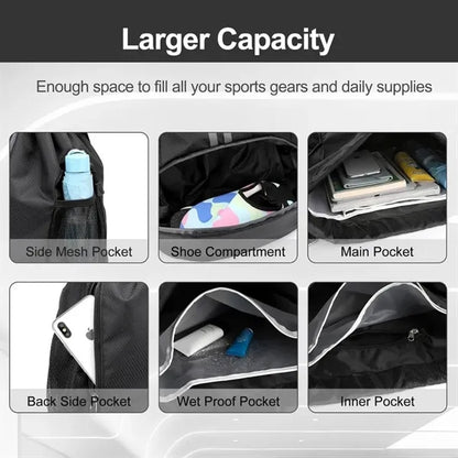 Sports Swim Gym Drawstring Backpack