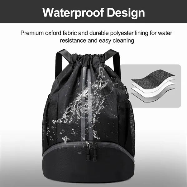 Sports Swim Gym Drawstring Backpack