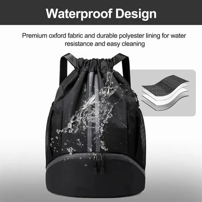 Sports Swim Gym Drawstring Backpack