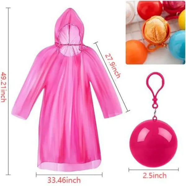 Disposable Emergency Rain Ponchos