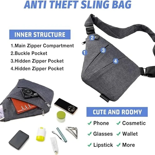 Fashion Travel Crossbody Sling Bag