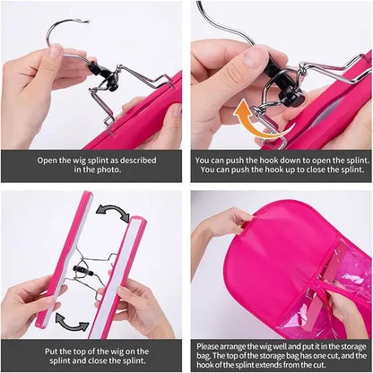 Wig Bags Storage with Hanger