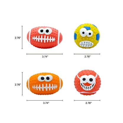 Dog Teething Toy Vocal Ball