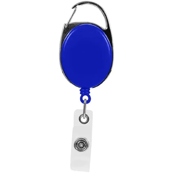 Oval Carabiner Retractable Badge Reel