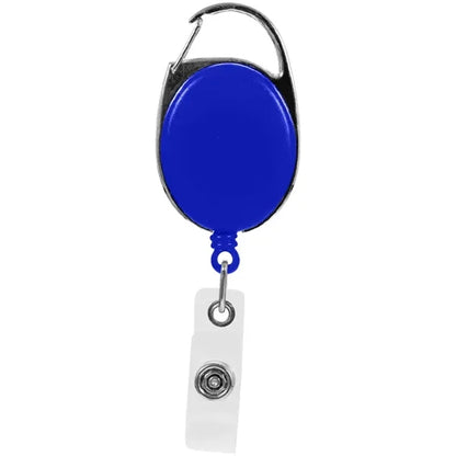 Oval Carabiner Retractable Badge Reel