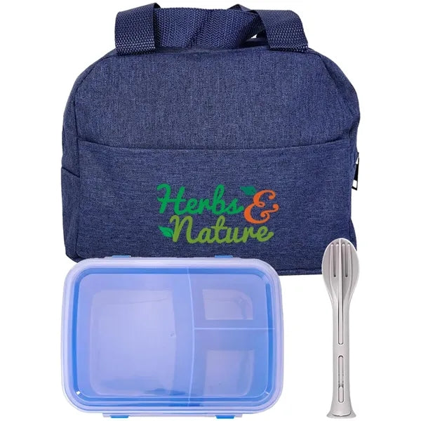Handy Heathered Lunch To Go Set