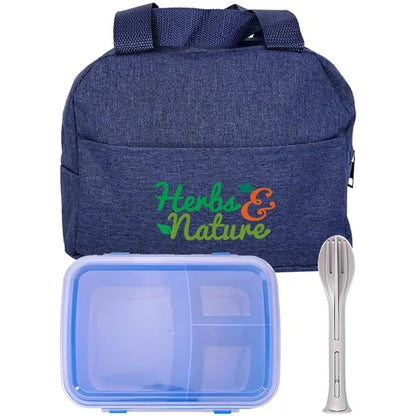 Handy Heathered Lunch To Go Set