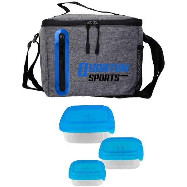 Portion Control Oval Cooler Lunch Set