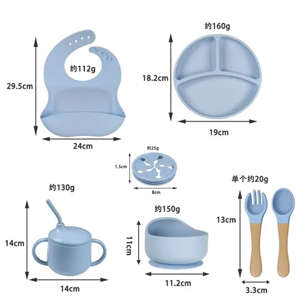 Silicone Baby Feeding Set