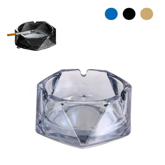 Ashtrays Geometric Glass Portable