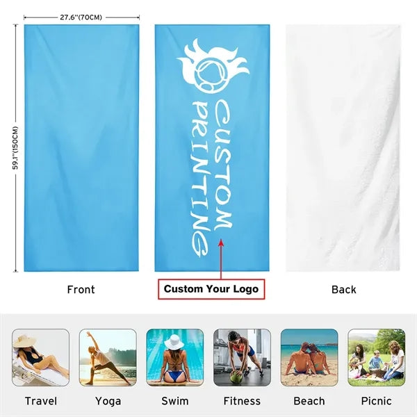 Non-Fading Soft Absorbent Towel Bath
