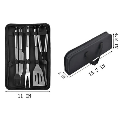 Stainless-Steel Useful Barbecue Accessories Kit