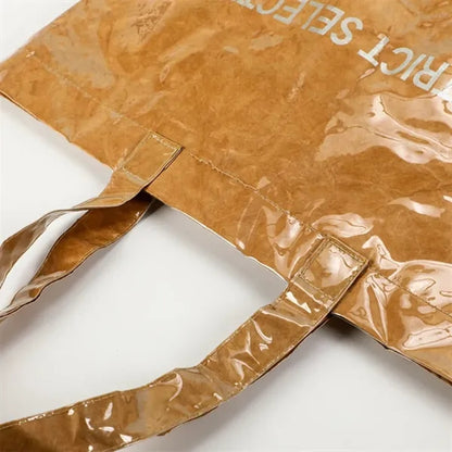 One-Shoulder Dupont Paper Hand-Held Shopping Bag