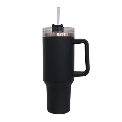 40 oz. Stainless Vacuum Insulated Mug w/ Handle, Lid & Straw