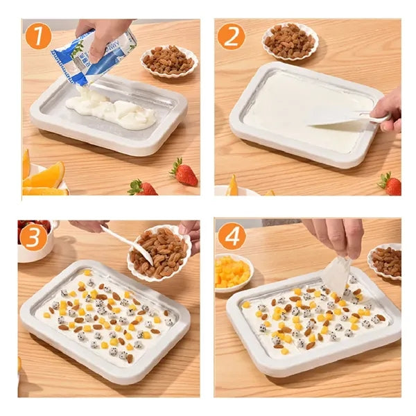 Fried Yogurt Machine Stainless Steel 304
