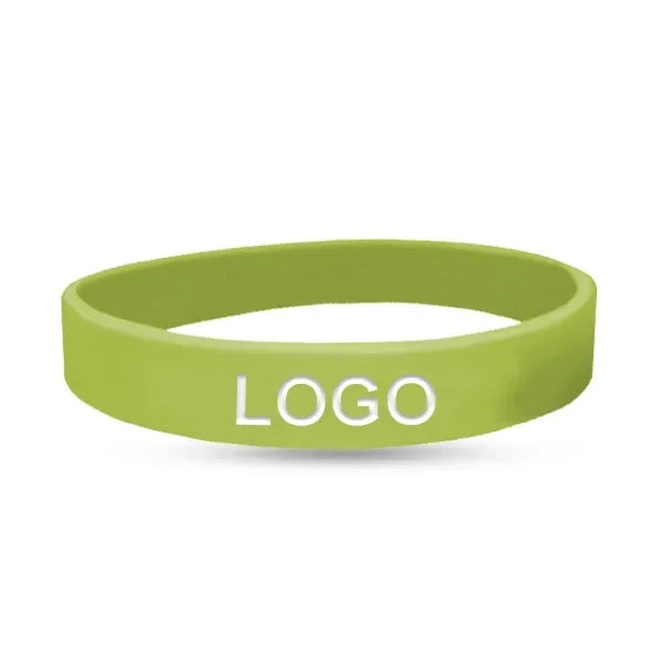 Colorfilled Silicone Wristband Bracelet-H