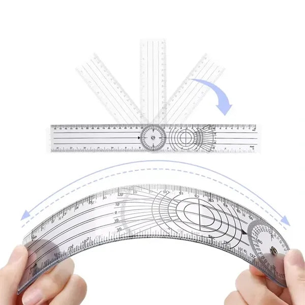 360 Degree Angle Protractor Measuring Tool