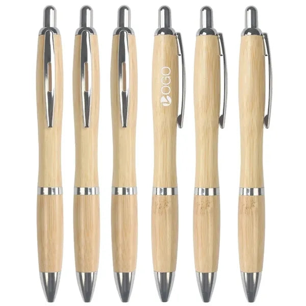 Bamboo Retractable Ballpoint Pen