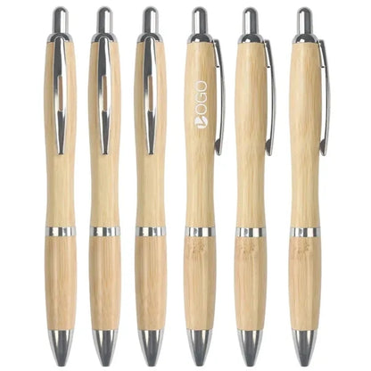 Bamboo Retractable Ballpoint Pen