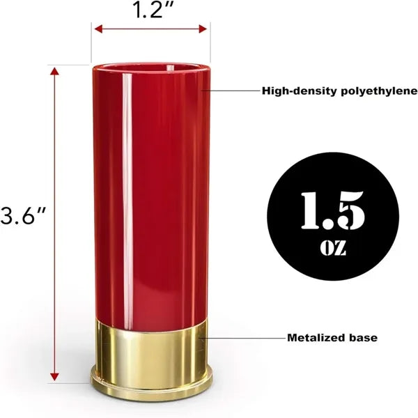 1.5oz 12 Gauge Shot Glasses