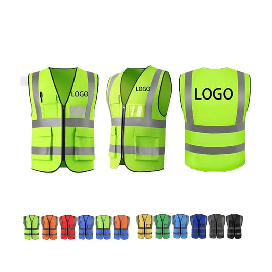 Reflective Night Vest With Multiple Pockets
