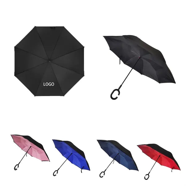 Reversible Portable Double Canopy Umbrella