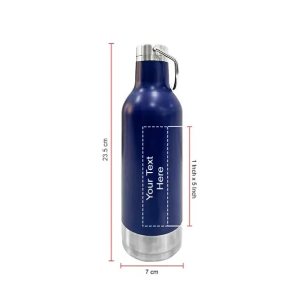 Personalized Stainless Steel Sports Bottle - Hot & Cold Camp