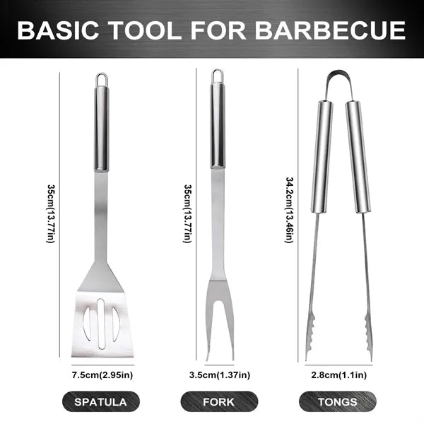 BBQ Tool Set 3 Pieces