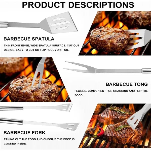 BBQ Tool Set 3 Pieces