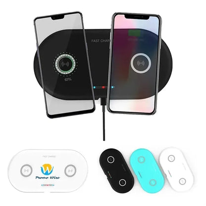 5W/10W Double Charging Phone Fast Wireless Charger Dock
