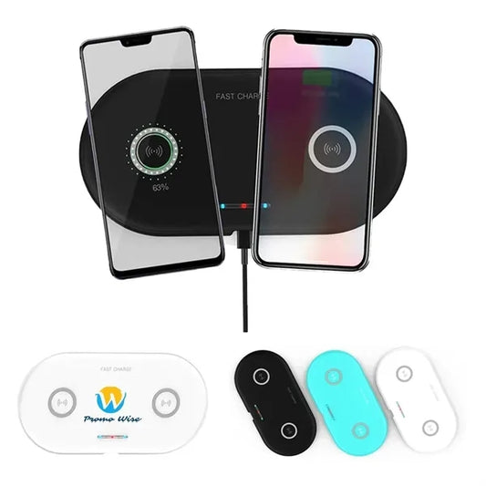 5W/10W Double Charging Phone Fast Wireless Charger Dock