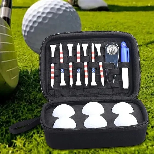 EVA Hard Shell Ditty Bag Multi-slot Golf Tee Fork Pouch