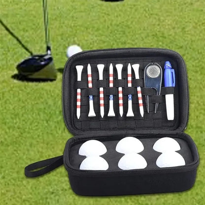 EVA Hard Shell Ditty Bag Multi-slot Golf Tee Fork Pouch
