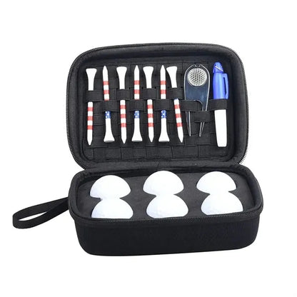 EVA Hard Shell Ditty Bag Multi-slot Golf Tee Fork Pouch