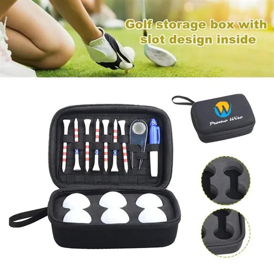 EVA Hard Shell Ditty Bag Multi-slot Golf Tee Fork Pouch