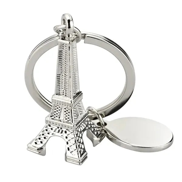 Tourism Alloy Paris Eiffel Tower Keychain Key Ring Decor