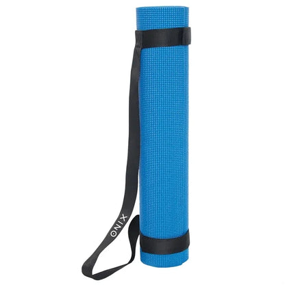 PVC Yoga Mat with Strap - 6mm