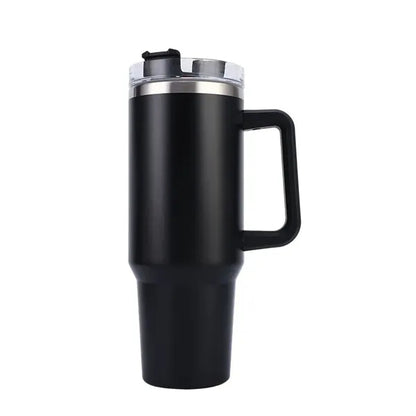 Tumbler with Handle & Straw