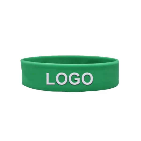 3/4 inch Embossed Printed Wristband-H