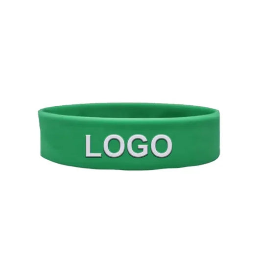 3/4 inch Embossed Printed Wristband-H
