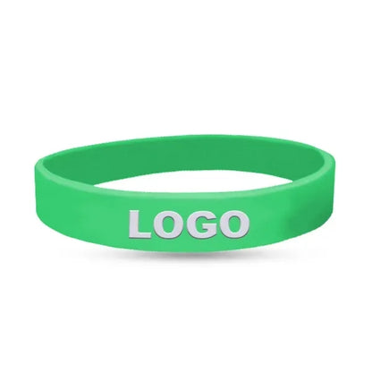 1/2 inch Embossed Printed Wristband-H