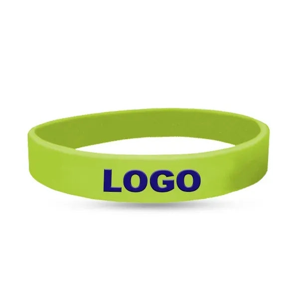 Custom Embossed Printed Silicone Wristbands-H