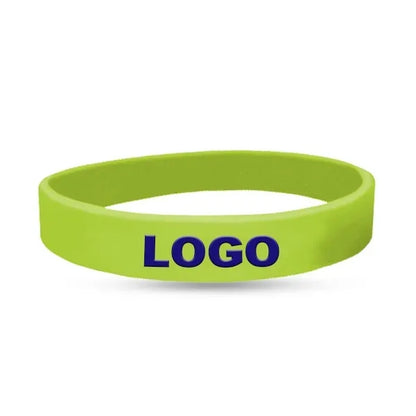Custom Embossed Printed Silicone Wristbands-H