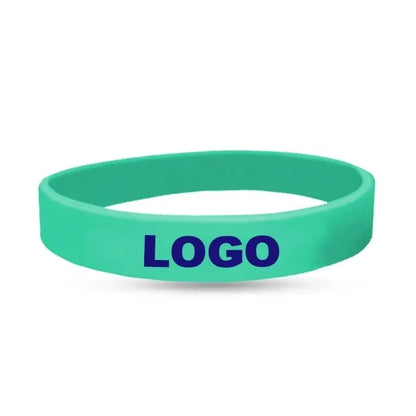 Custom Silkscreen Printed Silicone Wristbands-AA