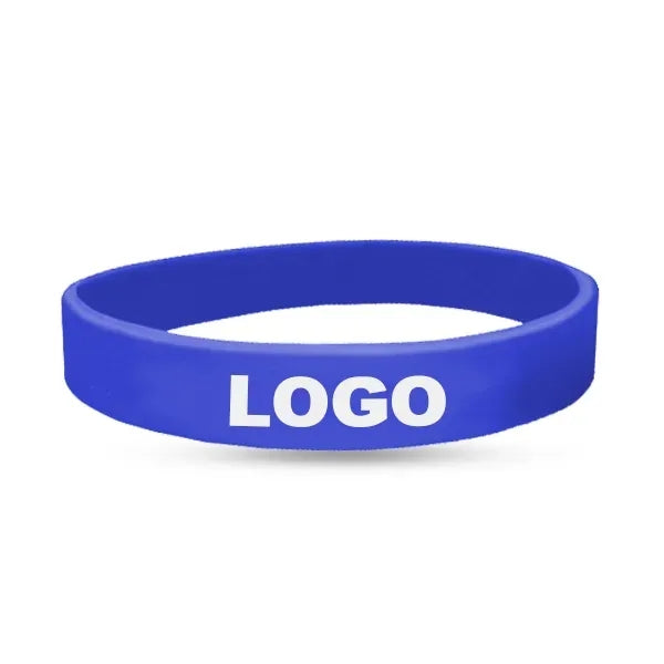 Custom Silkscreen Printed Silicone Wristbands-A