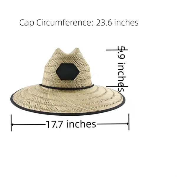 Lifeguard Beach Sunshade Straw Hat