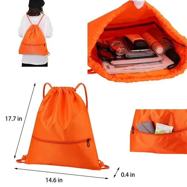 Drawstring Backpack Bag