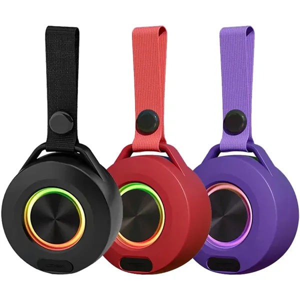 Portable Bluetooth Speaker With Colored Light