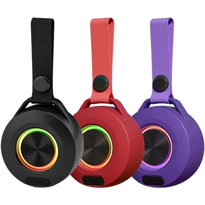 Portable Bluetooth Speaker With Colored Light