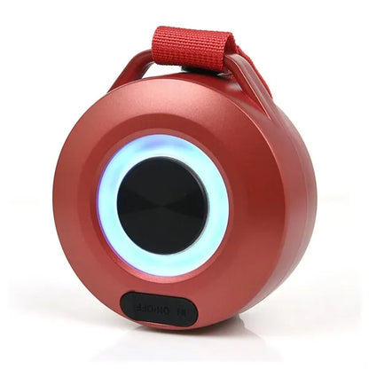 Portable Bluetooth Speaker With Colored Light